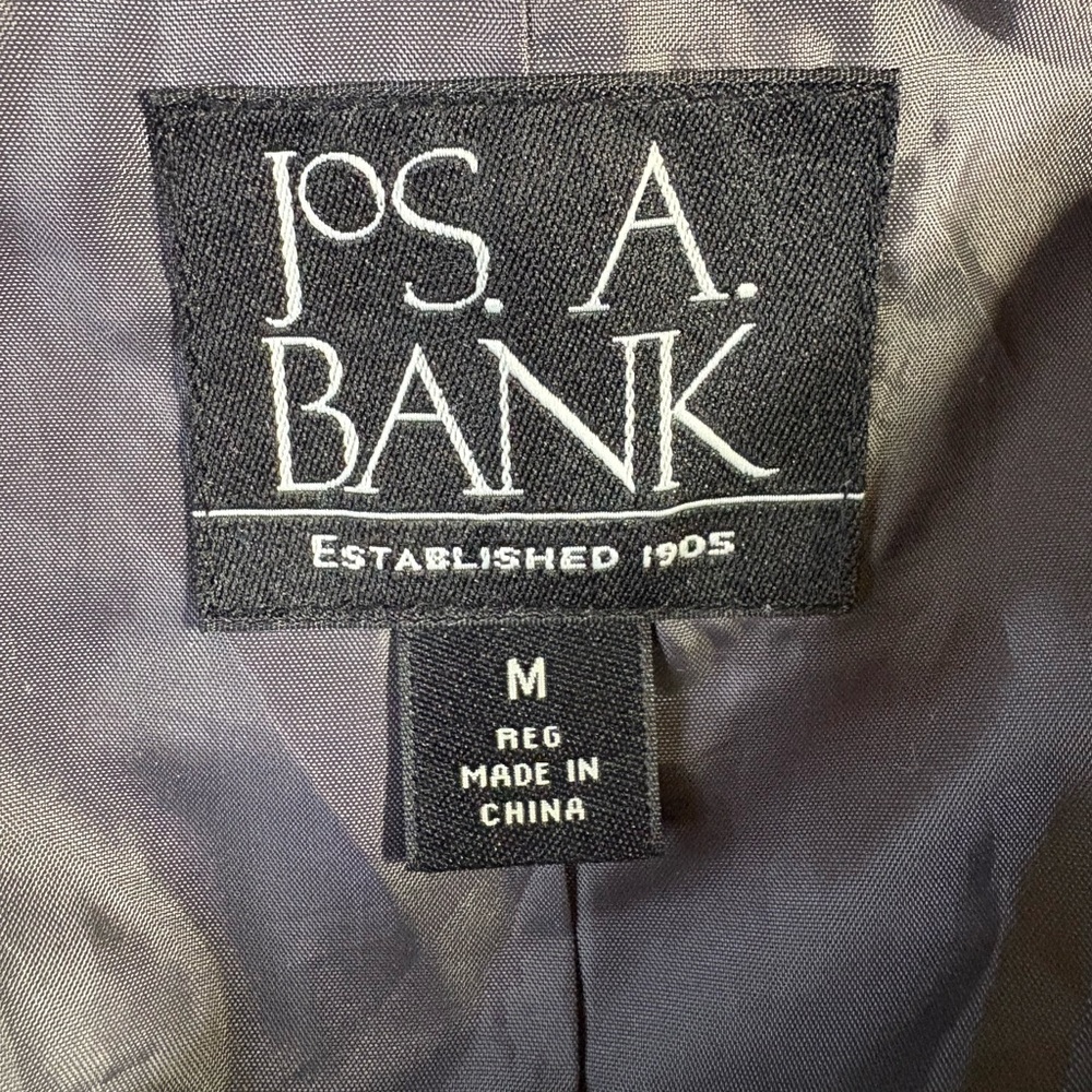 Jos. A. Bank Wool Pea Coat men’s medium regular. Charcoal gray. Like new! Sharp! - Picture 3 of 13